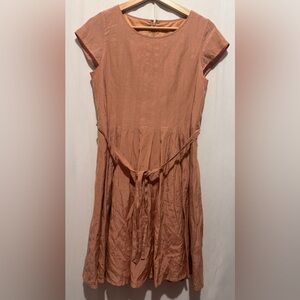 ANAYI Elegant Peach Dress